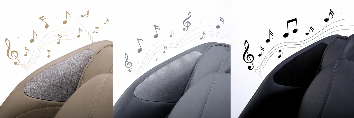 Bionwell Flame 3D masszázsfotel - iRest SL-A2801 - bluetooth hangszóró zenehallgatás