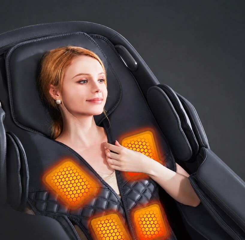 Bionwell Skyflow 4D masszázsfotel - grafén meglegítő sál - hőterápia