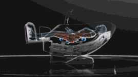 Bionwell Aris DC. Premium 4D+ masszázsfotel - test nyújtása