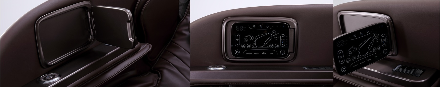 Bionwell iCare 4D masszázsfotel - érintőképernyős tabletvezérlő