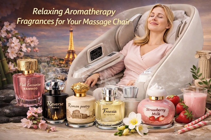 Bionwell iCare 4D masszázsfotel - aromaterápia - különféle illatpatronokkal