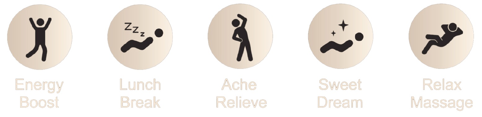 Bionwell iCare 4D masszázsfotel - automata gyári masszázsprogramok 4