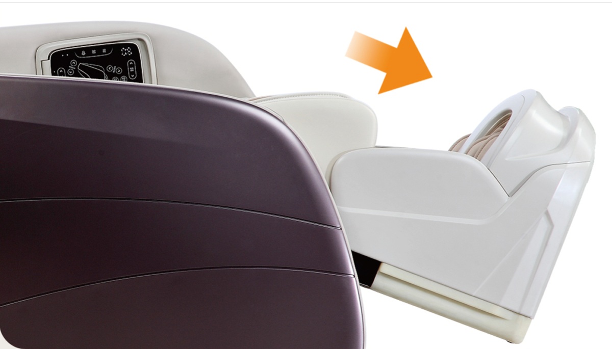 Bionwell iCare 4D masszázsfotel - motorikusan nyújtható lábtartó - kényelmes használat