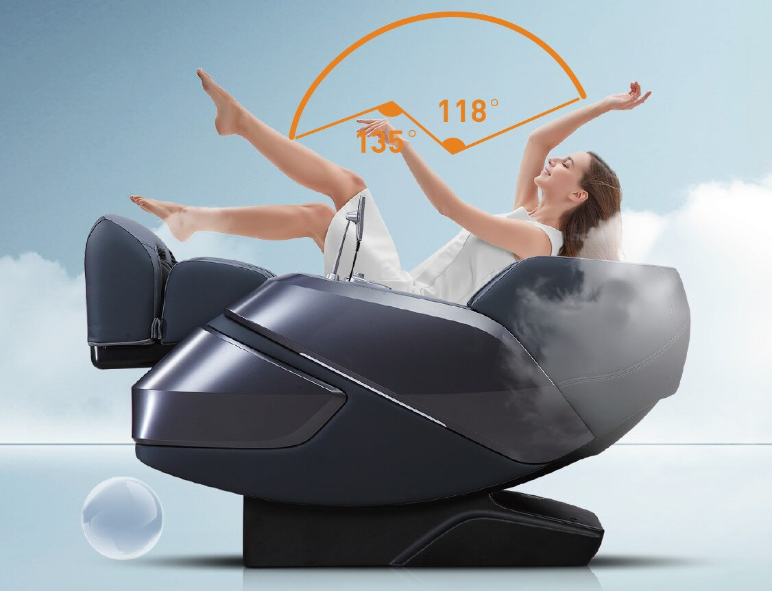 Bionwell Balance DC. 4D+ masszázsfotel zero gravity