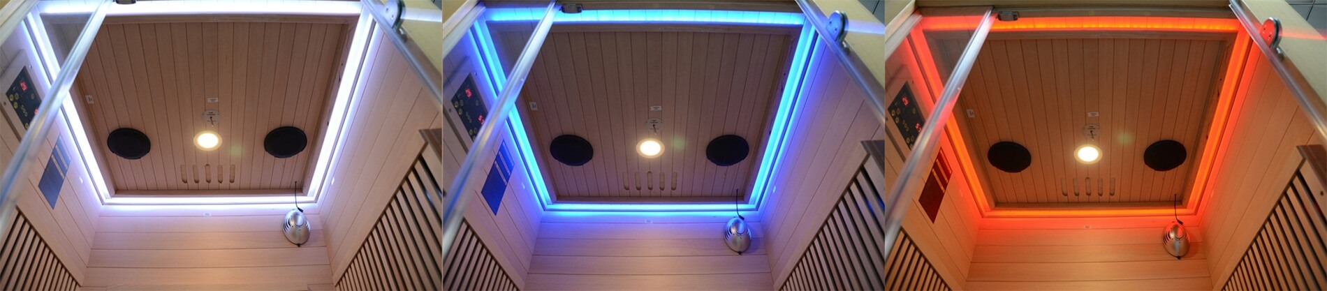 Bionwell 1-2 személyes infraszauna LED színterápia