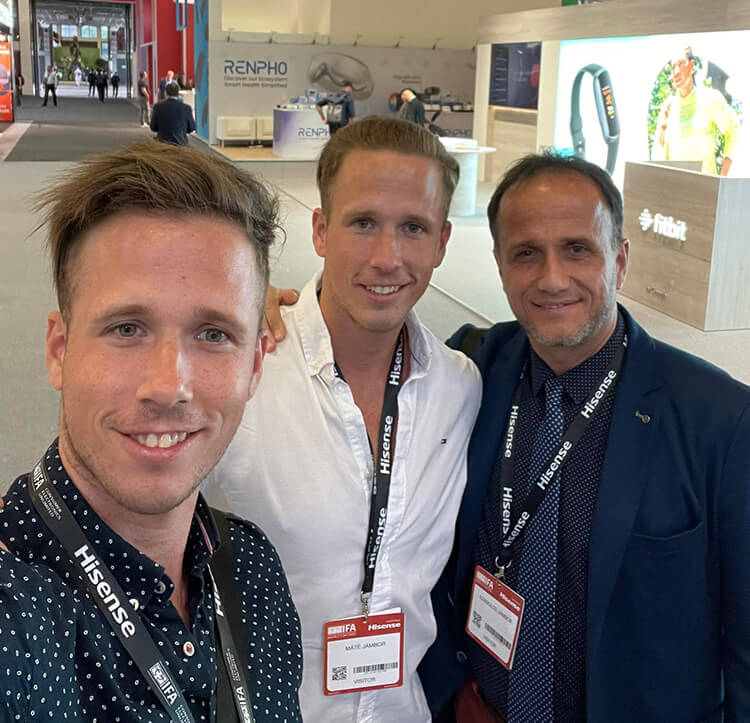 Bionwell munkatársak Berlinben IFA 2023 rendezvényen